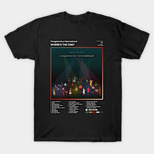 Congotronics International - Where's the One? Tracklist Album T-Shirt